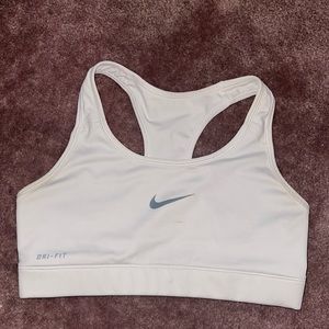 Nike White Sports Bra